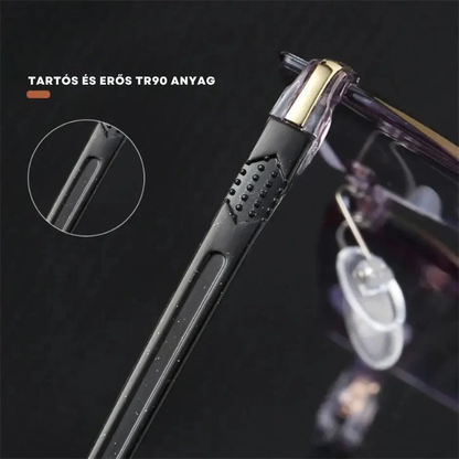 Vision™ Sugárzásgátló Szemüveg + Ajándék Bőrtok – 2 az 1-ben Akció!